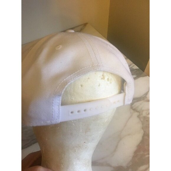 Otto White Snapback Hat With Red 361° Embroidery Adjustable Fit One Size Fits Mo - Picture 3 of 6